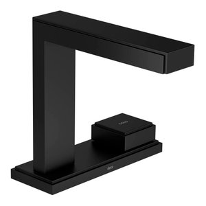 Torneira de Mesa Lavatório Bica Alta Quadra 1/2" Black Matte - 1191.bl93.mt