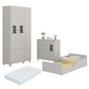 Ver imagem 2 de Quarto Infantil Completo com Minicama Montessoriana e Colchão Incluso Ternura Multimóveis MP4900