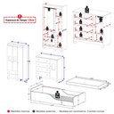 Ver imagem 4 de Quarto Infantil Completo com Minicama Montessoriana e Colchão Incluso Ternura Multimóveis MP4900