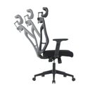 Ver imagem 5 de Cadeira Escritório Presidente NR17 Office Tela Mesh Lugano Preto