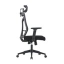 Ver imagem 6 de Cadeira Escritório Presidente NR17 Office Tela Mesh Lugano Preto