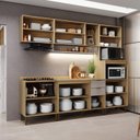 Ver imagem 3 de Cozinha Modulada Ibiza 5 Peças 100% Mdf - com Tampo
