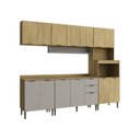 Ver imagem 2 de Cozinha Modulada Ibiza 5 Peças 100% Mdf - com Tampo