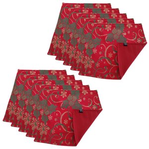 Jogo Americano Luxo Espirito Natalino Dupla face 10un