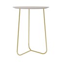 Ver imagem 7 de Conjunto Mesa Lateral de Canto Trude 100% MDF 55cm x 45cm x 45cm Branco