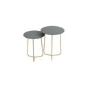 Ver imagem 2 de Conjunto Mesa Lateral de Canto Trude 100% MDF 55cm x 45cm x 45cm Cinza