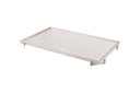 Ver imagem 1 de Bandeja Decorativa Espelhada Gala Mdf Laminado Off White/cromado