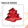 Prato Pinheiro Vermelho Decoração Natal - 1 Unidade - 2