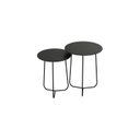 Ver imagem 2 de Conjunto Mesa Lateral de Canto Trude 100% MDF 55cm x 45cm x 45cm Preto