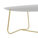 Ver imagem 6 de Mesa de Centro Trude Organica 100% MDF 35cm x 90cm x 60cm Branco