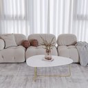 Ver imagem 4 de Mesa de Centro Trude Organica 100% MDF 35cm x 90cm x 60cm Branco