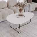 Ver imagem 1 de Mesa de Centro Trude Organica 100% MDF 35cm x 90cm x 60cm Branco