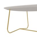 Ver imagem 4 de Mesa de Centro Trude Organica 35cm X 90cm X 60cm