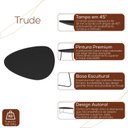 Ver imagem 7 de Mesa de Centro Trude Organica 100% MDF 35cm x 90cm x 60cm Preto