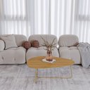 Ver imagem 4 de Mesa de Centro Trude Organica 100% MDF 35cm x 90cm x 60cm Marrom