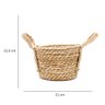 Cesto de Fibra Natural Seagrass 13,5x21x23 cm - D'Rossi - 6