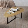 Mesa de Centro Trento Organica 35cm X 90cm X 60cm - 1