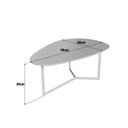 Ver imagem 3 de Mesa de Centro Trento Organica 100% MDF 35cm x 90cm x 60cm Marrom