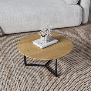 Mesa de Centro Trento Redonda 30cm X 67cm X 67cm