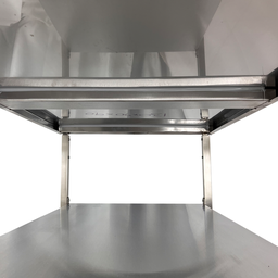 Mesa de Aço Inox Industrial 110x70x90 Cm com 2 Prateleiras Plano Liso Nortinox - 5
