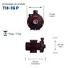 Bomba Monoestágio Th-16 P 1,0 Cv Rotor 128mm Monofásico Motor Thebe Ip55 127/220-254v - 2