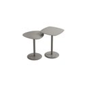 Ver imagem 2 de Conjunto Mesa Lateral de Canto Keva 40x40x53cm Cinza