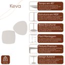 Ver imagem 5 de Conjunto Mesa Lateral de Canto Keva 40x40x53cm