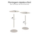 Ver imagem 6 de Conjunto Mesa Lateral de Canto Keva 40x40x53cm