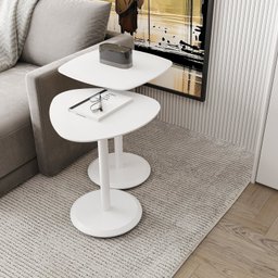Conjunto Mesa de Canto Keva 40x40x53cm - 1