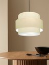 Ver imagem 6 de Lustre Sala de Jantar com Desvio Vivare Md-4397 Cúpula em Tecido 40cm Lustres Vivare Lustre para Sal