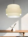 Ver imagem 7 de Lustre Sala de Jantar com Desvio Vivare Md-4397 Cúpula em Tecido 40cm Lustres Vivare Lustre para Sal
