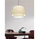 Ver imagem 5 de Lustre Sala de Jantar com Desvio Vivare Md-4397 Cúpula em Tecido 40cm Lustres Vivare Lustre para Sal