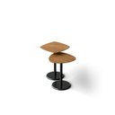 Ver imagem 2 de Conjunto Mesa Lateral de Canto Keva 40x40x53cm Marrom