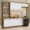 Ver imagem 1 de Armário de Cozinha Completa 270cm Rustic/branco Agata Madesa 11