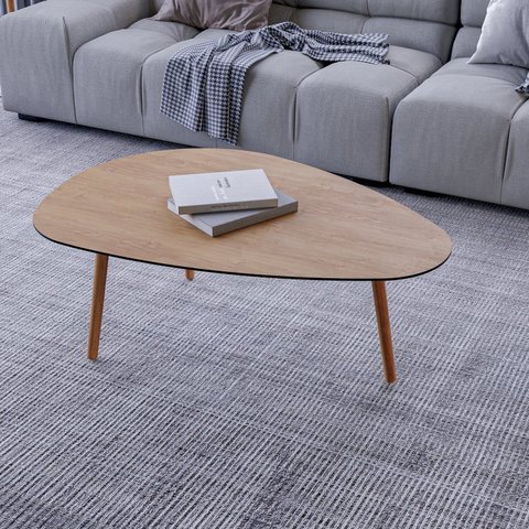 Mesa de Centro Vesta Organica 35cm x 90cm x 60cm Marrom