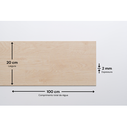 Piso Vinílico em Régua 20cm X 2mm X 100cm Belplast - 2