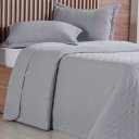 Ver imagem 2 de Kit Colcha Casal Miraggio New Soft 220x240cm Platina