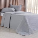 Ver imagem 1 de Kit Colcha Casal Miraggio New Soft 220x240cm Platina