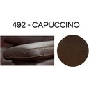 Ver imagem 4 de Sofá Olga 2 Lugares Fixo 151cm Café Couro Capuccino Estrutura Madeira Sallar Home