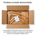 Ver imagem 5 de Namoradeira Isa 134cm em Madeira Maciça para Jardim e Área Externa – Banco 2 Lugares com Encosto e B