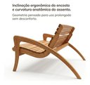 Ver imagem 7 de Namoradeira Isa 134cm em Madeira Maciça para Jardim e Área Externa – Banco 2 Lugares com Encosto e B