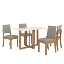 Ver imagem 2 de Conjunto Mesa Antonela com 4 Cadeiras