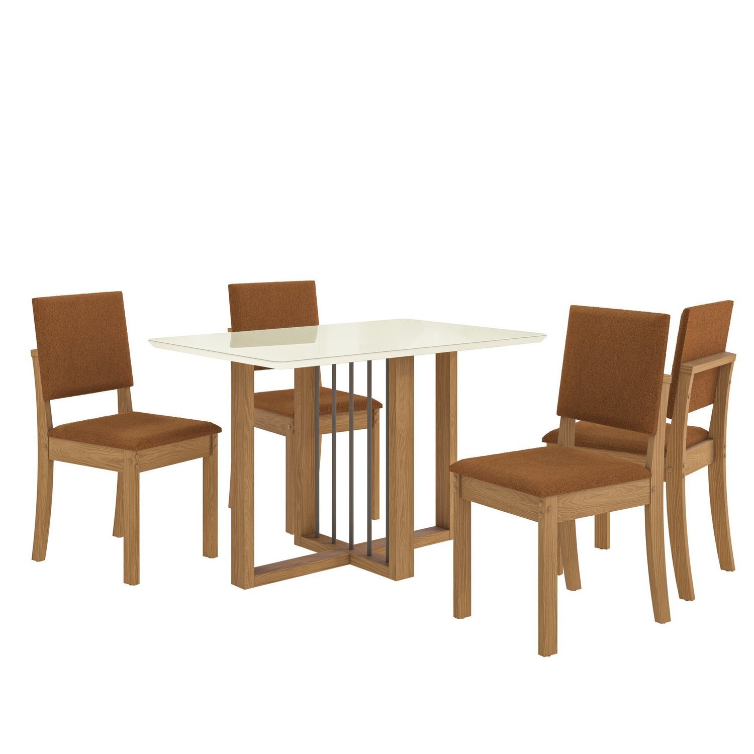 Conjunto Mesa Antonela com 4 Cadeiras - 2