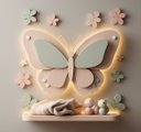 Ver imagem 1 de Prateleira Iluminada Borboleta
