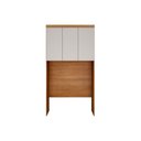 Ver imagem 1 de Modulado de Quarto Armário Ponte Aéreo Solteiro C- 3 Portas Freijo Cumaru C- Fendi
