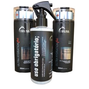 Truss Ultra Hydration Plus Shampoo e Condicionador 300ml + Uso Obrigatório 260ml 12187