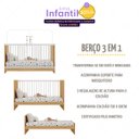 Ver imagem 6 de Jogo de Quarto Infantil com Colchão Incluso Trevalla Móveis Pom Pom - Madeirado/Branco
