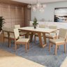 Conjunto para Sala de Jantar Mesa com 8 Cadeiras - 1