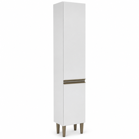 Armário Paneleiro Cozinha Simples Multiuso 2 Portas Margarida 40cm Cor Branco - Mademóvel