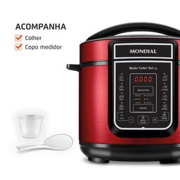 Panela de Pressão Elétrica Mondial Pe-39 5 Litros 900w 127v - 7